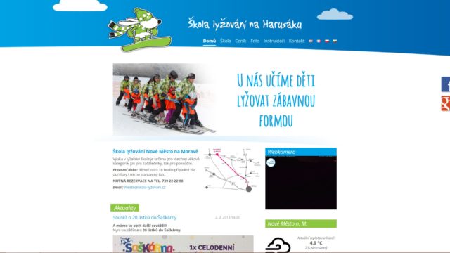 fotka Škola lyžování – web