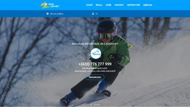 fotka Škola lyžování – web